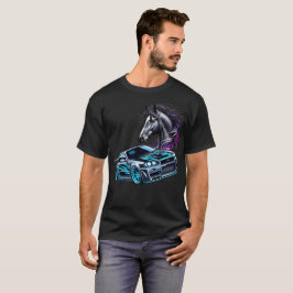 deriva mens camiseta gtr ajuste do carro