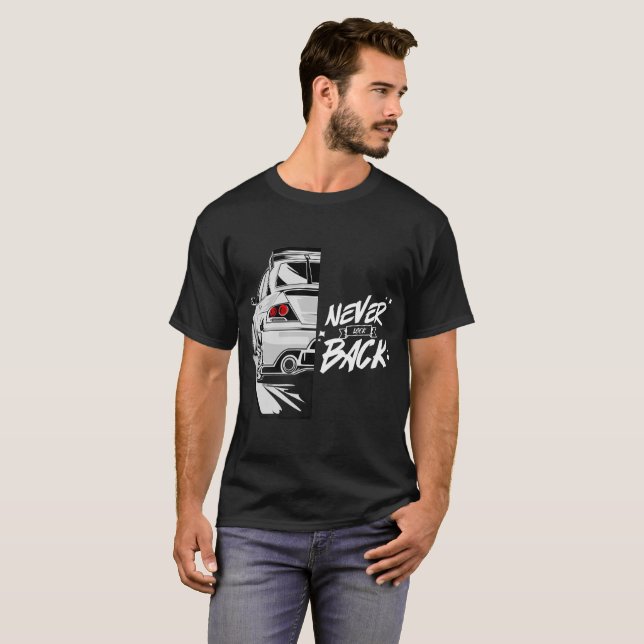 deriva mens camiseta gtr ajuste do carro (Frente Completa)