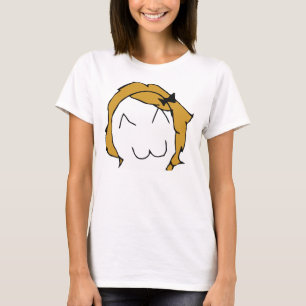 Derpina (sorriso) de Kitteh - t-shirt cabido