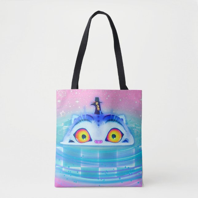 Derpy Tiger K Pop  Tote Bag (Frente)
