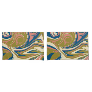Derramar - Azul, Verde-oliva, Rosa e Creme