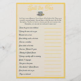 Derramar do Chá: Combinação de Chás de panela e Jo