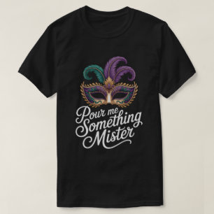 Derrame Algo Senhor Camisa de Mardi Gras: Camisa e