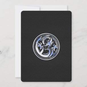 Derrame de Dragão Cromo em Impressão de fibra de c