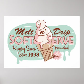 Derreter o Impressão do Sorvete de servidor flexív