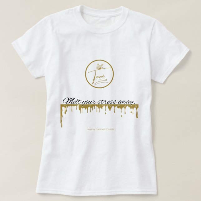 Derreter Seu Estresse Longe Da Camisa (Frente do Design)