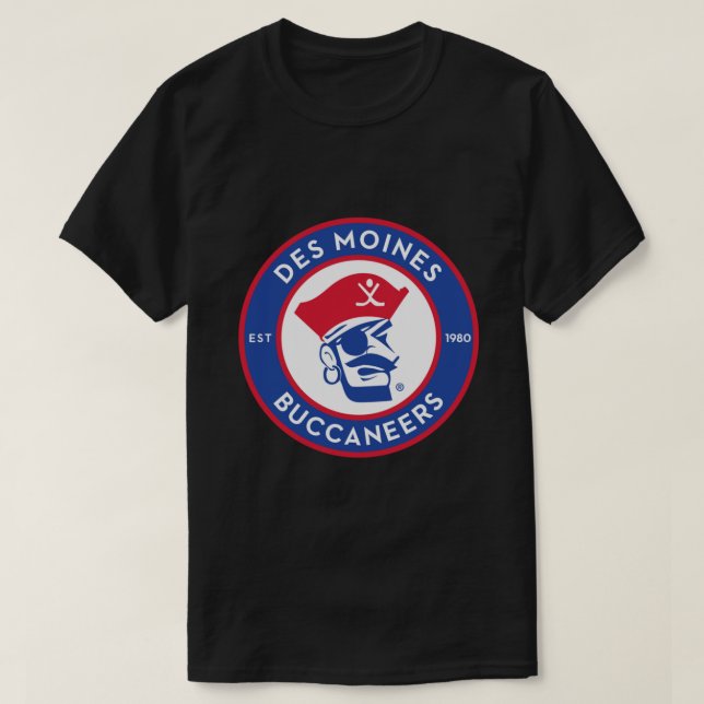 Des Moines Buccaneers Classic T-Shirt (Frente do Design)