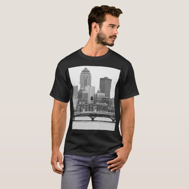 Des Moines em t&c T-Shirt (Frente Completa)