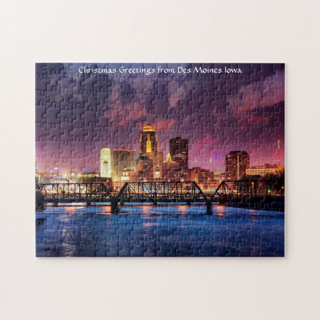 Des Moines Iowa. Quebra-cabeça (Horizontal)