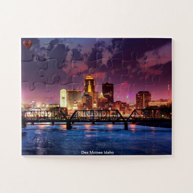 Des Moines Iowa. Quebra-cabeça (Horizontal)