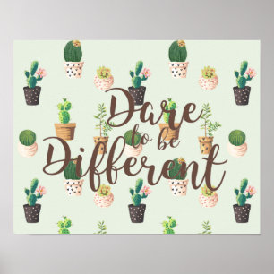 Desafio a ser poster diferente do impressão do