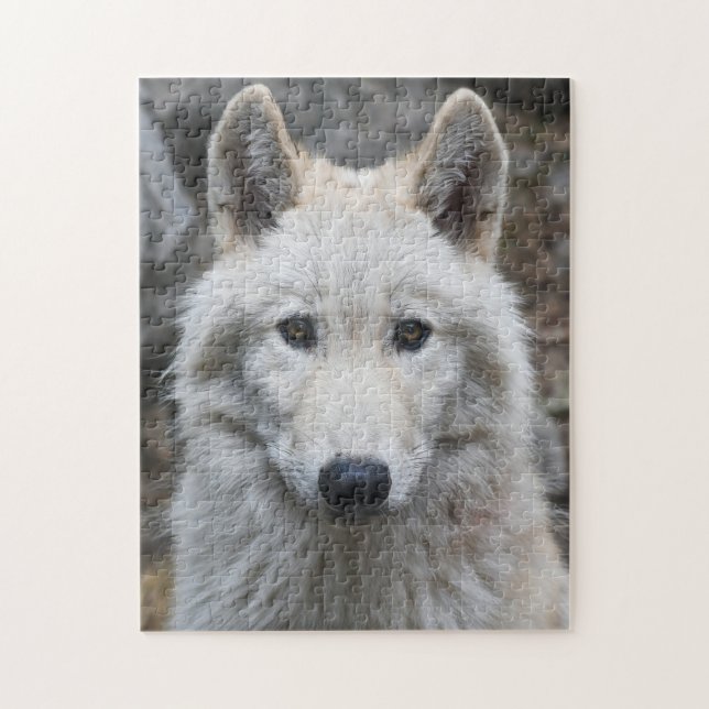 DESAFIO DO QUEBRA-CABEÇA DE WOLF JIGSAW BRANCO (Vertical)