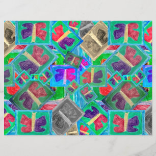 Desafio Duplo da Borboleta Colorida   Scrapbooking