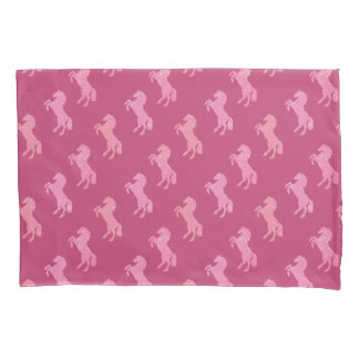 Desanimado Travesseiro Rosa Cavalos Caubói Préppy 