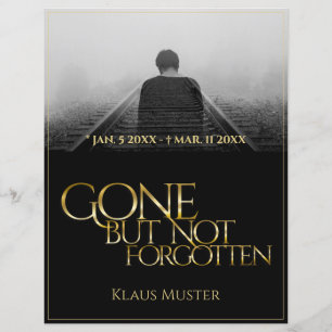 Desapareceu mas não foi esquecido - Dourado escuro