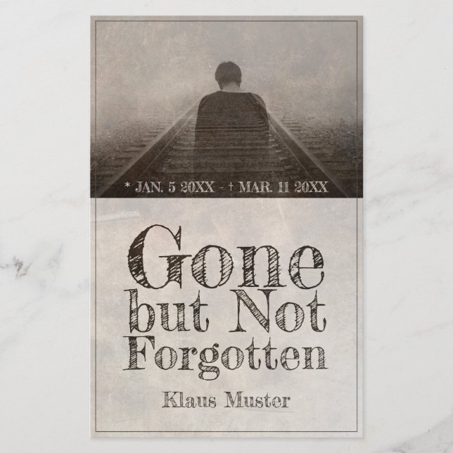 Desapareceu, mas não foi esquecido - Vintage (Frente)