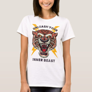 Desbloqueie Sua Fera Interior Camiseta Tiger