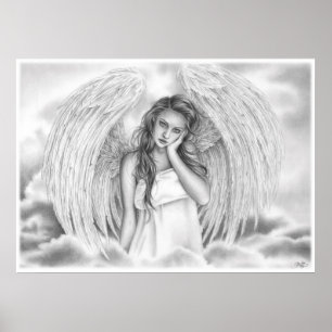 Descanse meu poster do anjo do amor