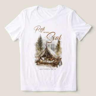 Descanse para sua camisa de moça cristã Boho
