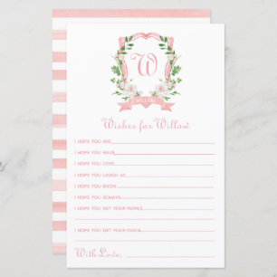 Descanso Floral Desejo para Bebê