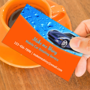Descarte Automático com Cartão de visita de Gotas 