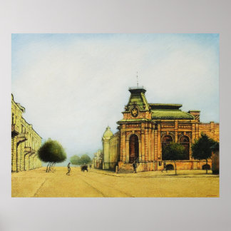 Descobrindo Impressão de Chisinau Antigo