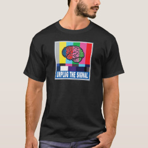 "Desconecte a versão 2 do t-shirt 2 do preto do