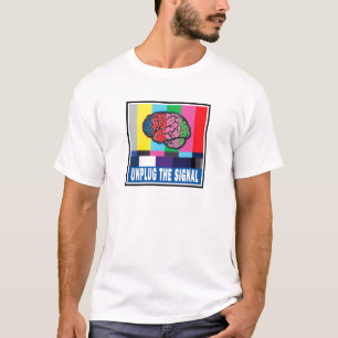 "Desconecte a versão orgânica 2 do t-shirt do
