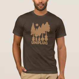 Desconecte - o t-shirt da floresta do Bluegrass