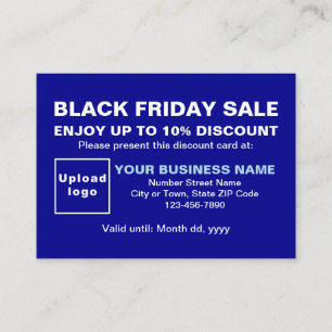 Desconto Business Black Friday Venda com Cartão Azul de Des