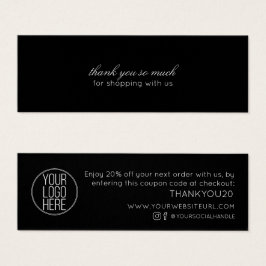 Desconto de Obrigados do Cliente Moderno Minimalis