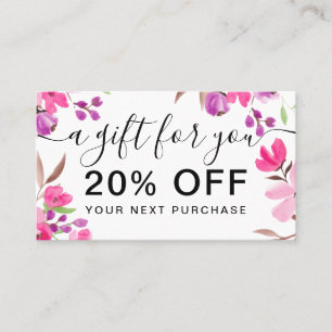 Desconto de presente de buquê floral com cor-de-ág