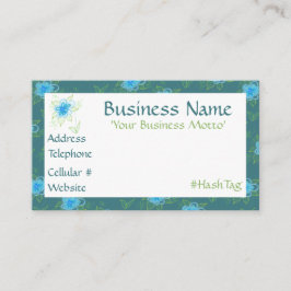 Desconto Um Cartão de visita de Designer Flor Feminino