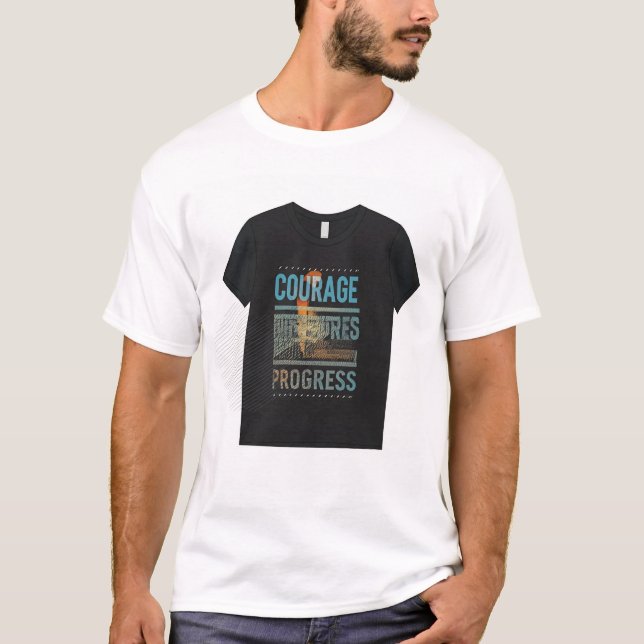 Descrição da Design de Camisa T (Frente)