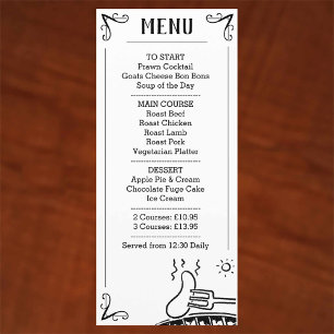 Descrição do menu Janto especial.