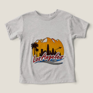 Descrito de Camisa T do Sunset de Los Angeles