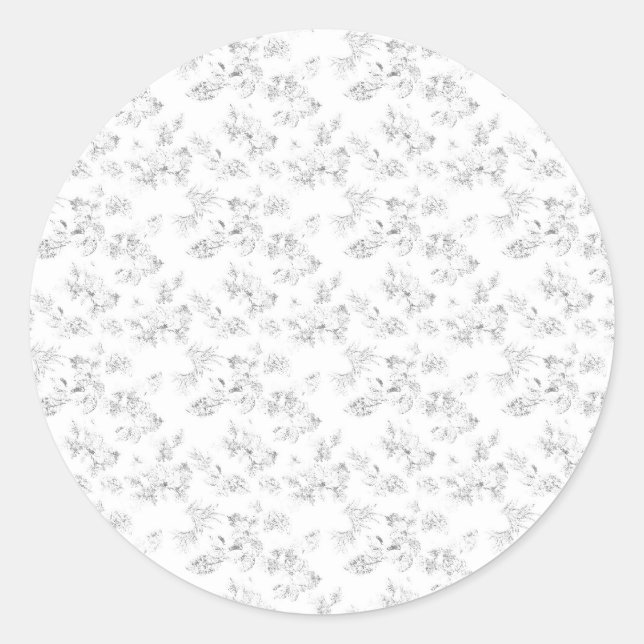 Descubra a folga do Design com o adesivo redondo c (Frente)