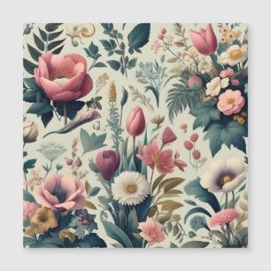 Descubra o Padrão Botânico Floral de Primavera Inc