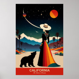 Descubra o Poster de viagens Allure of California