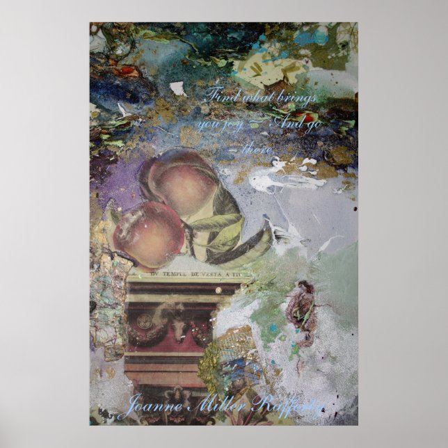 Descubra o que lhe traz alegria Poster (Frente)