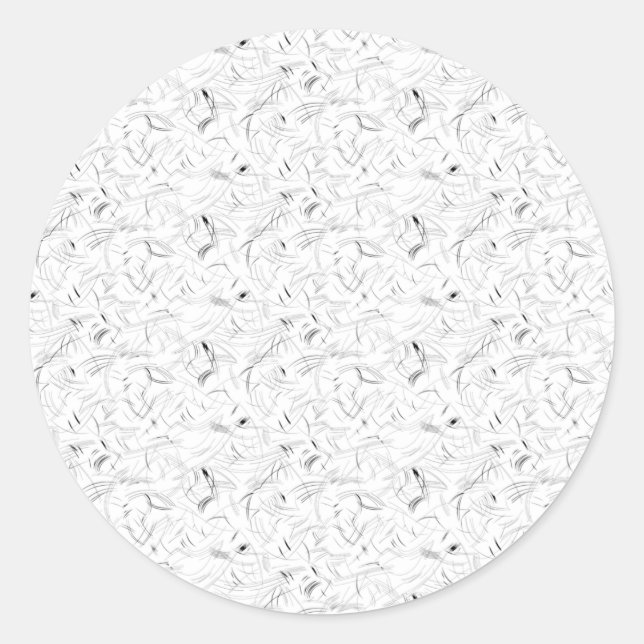 Descubra os adesivos redondos clássicos de alta qu (Frente)