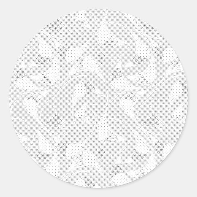 Descubra os adesivos redondos clássicos de alta qu (Frente)