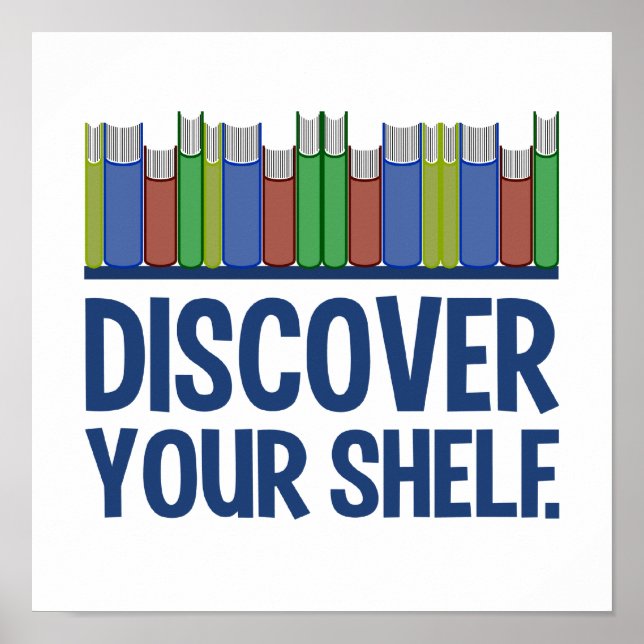 Descubra seu poster de prateleira (Frente)