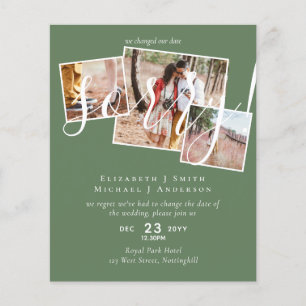 DESCULPE! Adiamento de casamento Mudança de data 