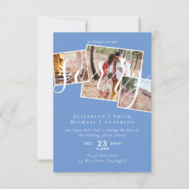 DESCULPE! Adiamento de Casamento Mudança de Data F