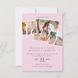 DESCULPE! Adiamento de Casamento Mudança de Data F