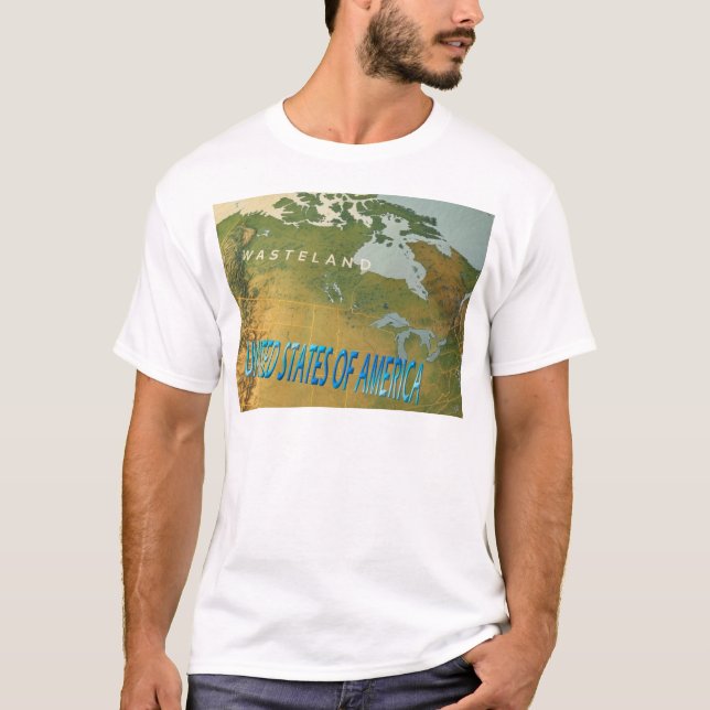 Desculpe, Canadá, camiseta branca (Frente)