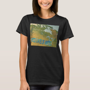 Desculpe, canadense, camiseta negra