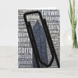 Desculpe-me, você está deixando o cartão de palavr