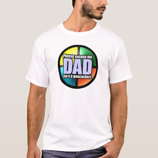 Desculpe meu t-shirt do pai (Frente)